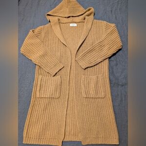 Hoodie Long Cardigan